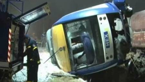 Al menos diez muertos en el choque de dos trenes en Alemania Al menos diez muertos en el choque de dos trenes en Alemania
