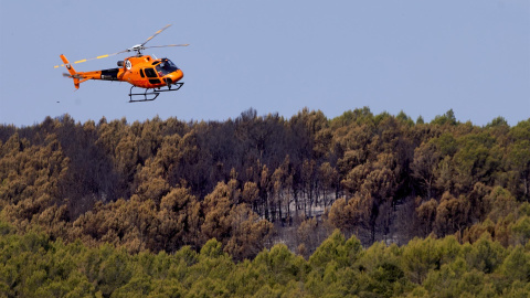 Imagen de un incendio de este fin de semana. Imagen de un incendio de este fin de semana.