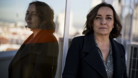 Pepa Bueno, nueva directora de 'El País', durante una entrevista con 'Público'. Pepa Bueno, nueva directora de 'El País', durante una entrevista con 'Público'.