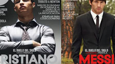 Cristiano y Messi hombres de portada Cristiano y Messi hombres de portada