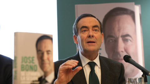 El exministro socialista y expresidente del Congreso, José Bono, durante la presentación de su libro 'Se levanta la sesión. ¿Quién manda de verdad?', en Madrid. E.P./ Marta Fernández El exministro socialista y expresidente del Congreso, José Bono, durante la presentación de su libro 'Se levanta la sesión. ¿Quién manda de verdad?', en Madrid. E.P./ Marta Fernández