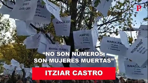 "No son números, son mujeres muertas" "No son números, son mujeres muertas"
