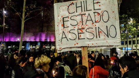 Mobilització de la comunitat xilena de Barcelona. CHILE DESPERTÓ! Mobilització de la comunitat xilena de Barcelona. CHILE DESPERTÓ!