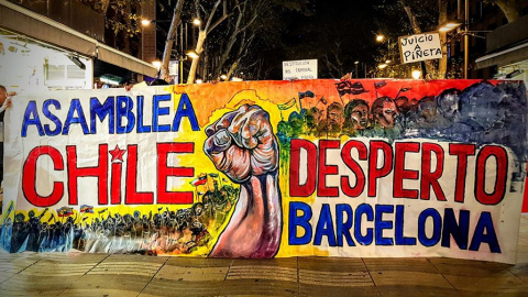 Una mobilització de la plataforma Chile Depertó!. Una mobilització de la plataforma Chile Depertó!.