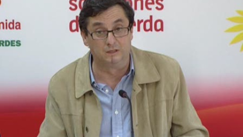 José Luis Centella apoya candidaturas de IU José Luis Centella apoya candidaturas de IU