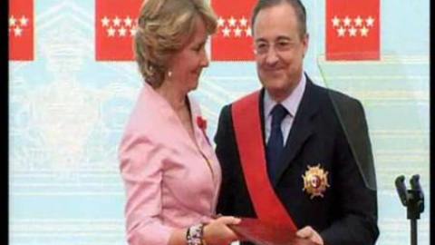 Florentino recibe la Cruz de la Orden del 2 de Mayo Florentino recibe la Cruz de la Orden del 2 de Mayo