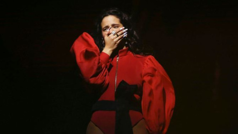La Rosalia s'emociona durant el seu debut al Palau Sant Jordi de Barcelona. CCMA La Rosalia s'emociona durant el seu debut al Palau Sant Jordi de Barcelona. CCMA