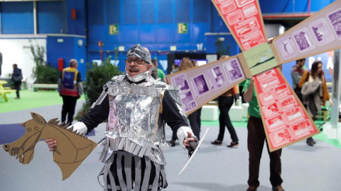Presentación del Proyecto de Ecoescuelas andaluzas, que ha contado con la presencia del ministro de Educación, José Guirao, dentro de la tercera jornada de la Cumbre del Clima que se celebra estos días en Madrid. EFE/Chema Moya