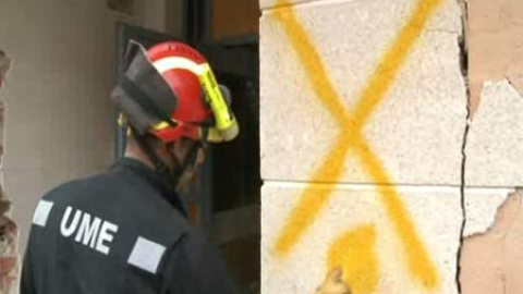 Vecinos de Lorca desoyen la prohibición de volver a casa Vecinos de Lorca desoyen la prohibición de volver a casa