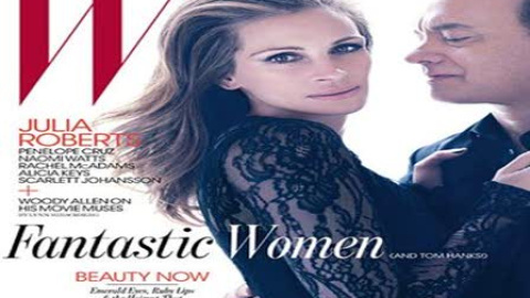 Tom Hanks elige a Julia Roberts como musa Tom Hanks elige a Julia Roberts como musa