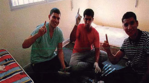Aalla, Abouyaaqoub y Houli días antes de los atentados de Barcelona y Cambrils.
