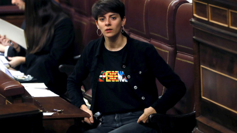 03/12/2019.- La diputada de ERC Marta Rosique, la más joven de la Mesa de Edad del Congreso y encargada de leer el decreto de Constitución de las Cortes, en el hemiciclo durante la sesión constitutiva del Congreso. EFE/Ballesteros 03/12/2019.- La diputada de ERC Marta Rosique, la más joven de la Mesa de Edad del Congreso y encargada de leer el decreto de Constitución de las Cortes, en el hemiciclo durante la sesión constitutiva del Congreso. EFE/Ballesteros