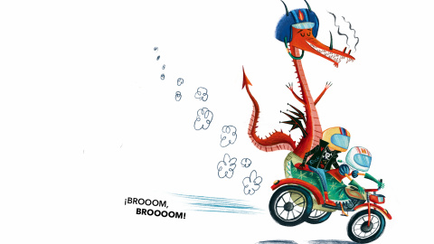 Una princesa en motocicleta