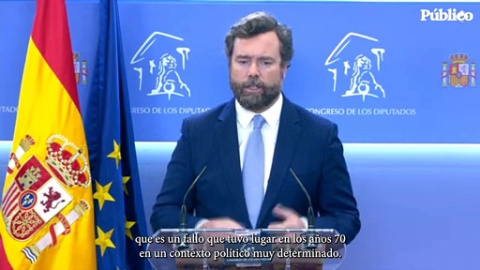 Espinosa de los Monteros, sobre la posible derogación del derecho al aborto en EEUU: "El fallo puede que se haya revertido porque estamos en un contexto político muy distinto" Espinosa de los Monteros, sobre la posible derogación del derecho al aborto en EEUU: "El fallo puede que se haya revertido porque estamos en un contexto político muy distinto"
