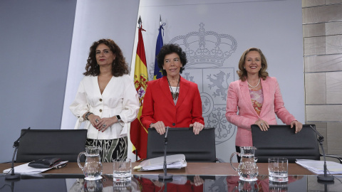 Rueda de prensa tras el Consejo de Ministros. / Europa Press Rueda de prensa tras el Consejo de Ministros. / Europa Press