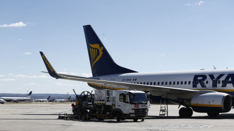 Imagen de archivo de una avión de Ryanair.- EUROPA PRESS Imagen de archivo de una avión de Ryanair.- EUROPA PRESS