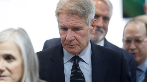 El actor estadounidense Harrison Ford en la Cumbre del Clima COP25. (ZIPI | EFE) El actor estadounidense Harrison Ford en la Cumbre del Clima COP25. (ZIPI | EFE)