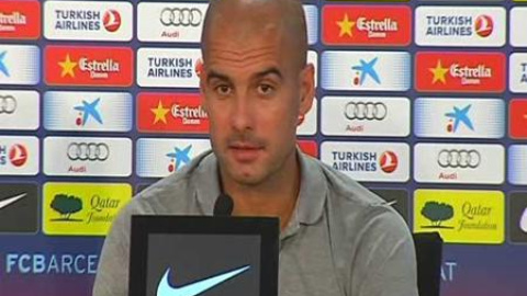 Guardiola: "No hay excusas. El que gane será mejor" Guardiola: "No hay excusas. El que gane será mejor"