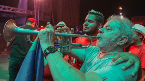 El expresidente brasileño Lula da Silva, recién liberado, en un acto en su honor celebrado en Recife (Pernambuco)./ RICARDO STUCKERT (INSTITUTO-LULA). 17/11/19. El expresidente brasileño Lula da Silva, recién liberado, en un acto en su honor celebrado en Recife (Pernambuco)./ RICARDO STUCKERT (INSTITUTO-LULA). 17/11/19.