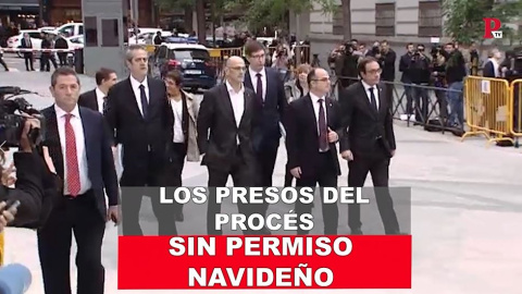 Los presos del 'procés', sin permiso navideño Los presos del 'procés', sin permiso navideño