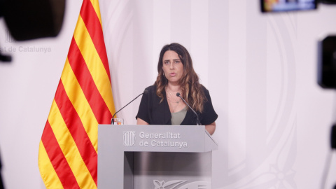 Roda de premsa de la portaveu del Govern, Patrícia Plaja. Roda de premsa de la portaveu del Govern, Patrícia Plaja.
