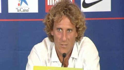 Forlán: "Me voy siendo hincha del Atlético" Forlán: "Me voy siendo hincha del Atlético"