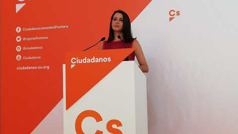 La líder de Ciudadanos en Cataluña, Inés Arrimadas. EUROPA PRESS La líder de Ciudadanos en Cataluña, Inés Arrimadas. EUROPA PRESS