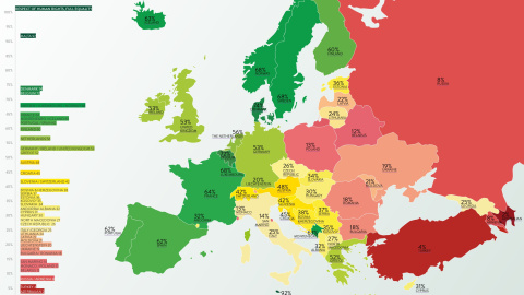 Mapa de ILGA-Europa 2022. Mapa de ILGA-Europa 2022.