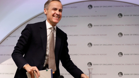 El gobernador del Banco de Inglaterra, Mark Carney, en la presetnación del último Informe de Estabilidad Financiera. REUTERS/Kirsty Wigglesworth/Pool El gobernador del Banco de Inglaterra, Mark Carney, en la presetnación del último Informe de Estabilidad Financiera. REUTERS/Kirsty Wigglesworth/Pool