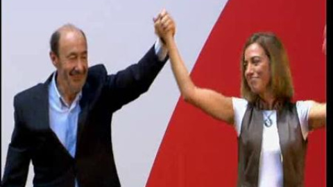 Rubalcaba y Chacón celebran juntos la Fiesta de la Rosa Rubalcaba y Chacón celebran juntos la Fiesta de la Rosa