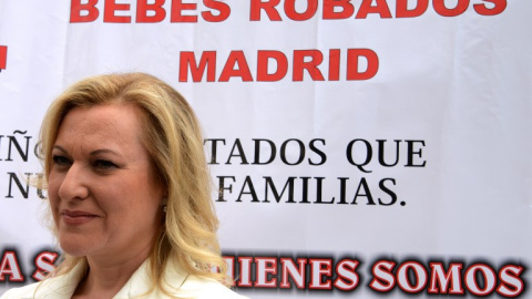 Inés Madrigal, presidenta de la Asociación de Bebés Robados de Murcia. AFP/Dominique Faget Inés Madrigal, presidenta de la Asociación de Bebés Robados de Murcia. AFP/Dominique Faget
