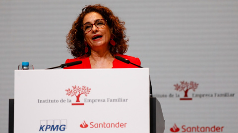 La ministra de Hacienda en funciones, María Jesús Montero, en la clausura del XXII Congreso Nacional de la Empresa Familiar, en Murcia. E.P./Edu Botella La ministra de Hacienda en funciones, María Jesús Montero, en la clausura del XXII Congreso Nacional de la Empresa Familiar, en Murcia. E.P./Edu Botella