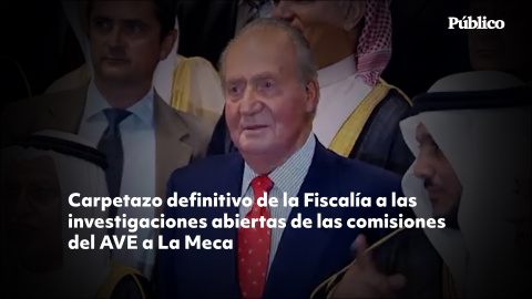 Carpetazo definitivo de Anticorrupción a las investigaciones abiertas de las comisiones del AVE a La Meca Carpetazo definitivo de Anticorrupción a las investigaciones abiertas de las comisiones del AVE a La Meca