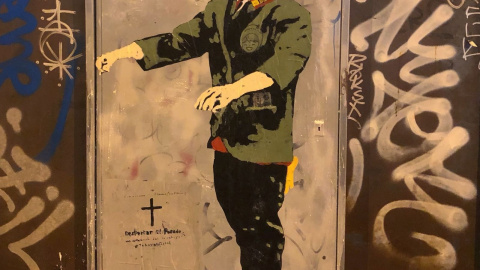 Imagen del grafiti de Franco/EP Imagen del grafiti de Franco/EP