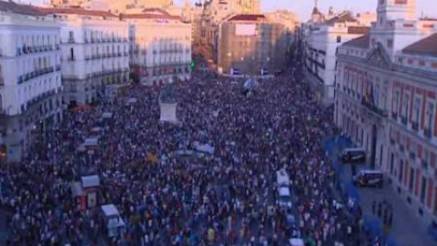 Los indignados vuelven a Sol esta tarde Los indignados vuelven a Sol esta tarde