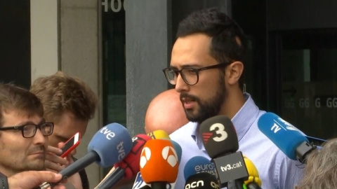 El raper Valtonyc a les portes del tribunal de Gant, després de comparèixer. CCMA El raper Valtonyc a les portes del tribunal de Gant, després de comparèixer. CCMA