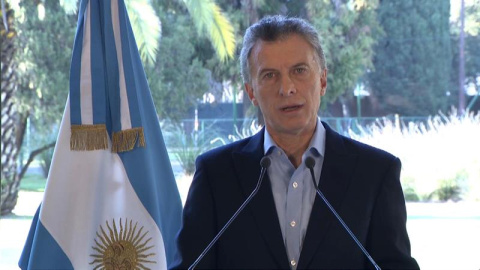 29/08/2018.- Captura de un video cedido por la Presidencia de Argentina, que muestra al mandatario argentino, Mauricio Macri, mientras anuncia un acuerdo con el Fondo Monetario Internacional (FMI) hoy, miércoles 29 de agosto de 2018, en Buenos Aires (Arg 29/08/2018.- Captura de un video cedido por la Presidencia de Argentina, que muestra al mandatario argentino, Mauricio Macri, mientras anuncia un acuerdo con el Fondo Monetario Internacional (FMI) hoy, miércoles 29 de agosto de 2018, en Buenos Aires (Arg