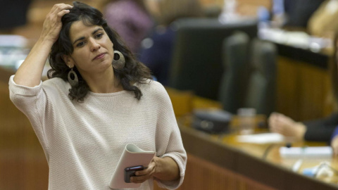 La secretaria general de Podemos en Andalucía, Teresa Rodríguez. - EFE La secretaria general de Podemos en Andalucía, Teresa Rodríguez. - EFE
