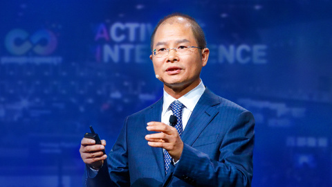 Eric Xu, presidente rotatorio de Huawei. HUAWEI Eric Xu, presidente rotatorio de Huawei. HUAWEI