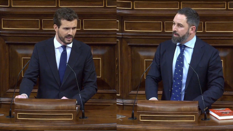 Casado y Abascal centran sus intervenciones en el conflicto catalÃ¡n