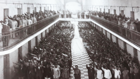 La tercera galería de la Ranilla derruida en 2008 con presos políticos hacinados La tercera galería de la Ranilla derruida en 2008 con presos políticos hacinados