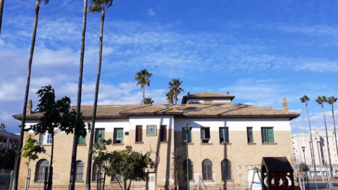 Fachada de la prisión provincial de Sevilla en la actualidad Fachada de la prisión provincial de Sevilla en la actualidad