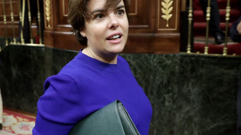 La exvicepresidenta del Gobierno, Soraya Sáenz de Santamaría. - EFE La exvicepresidenta del Gobierno, Soraya Sáenz de Santamaría. - EFE