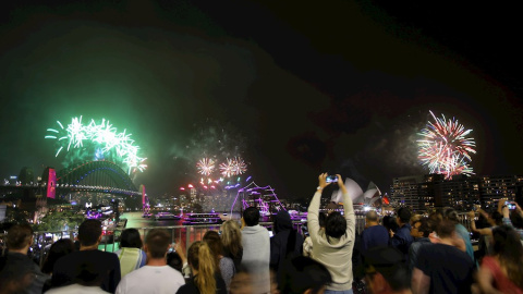 Australia es el primer país en recibir el año nuevo. / EFE