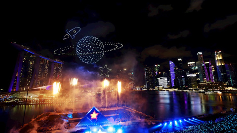 Singapore recibe el año nuevo. / EFE