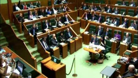 El Parlamento vasco aprueba a mano alzada los Presupuestos para 2012 El Parlamento vasco aprueba a mano alzada los Presupuestos para 2012