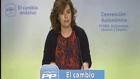Saénz de Santamaría pide a los agentes sociales que "apuren las horas y los minutos" Saénz de Santamaría pide a los agentes sociales que "apuren las horas y los minutos"