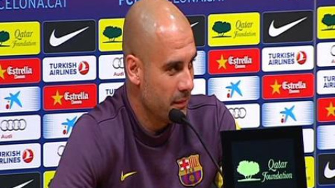 Guardiola: "El culé está muy arrepentido de lo de Figo, si pasa es que no hemos aprendido la lección" Guardiola: "El culé está muy arrepentido de lo de Figo, si pasa es que no hemos aprendido la lección"