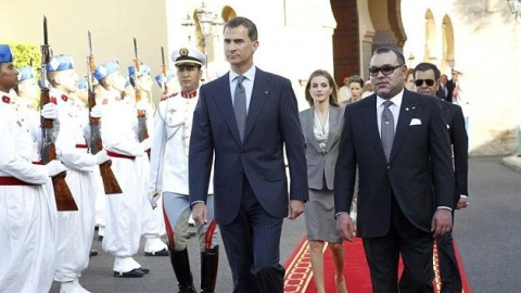 Los reyes Felipe VI y Mohamed VI. EFE/ZIPI/POOL Los reyes Felipe VI y Mohamed VI. EFE/ZIPI/POOL