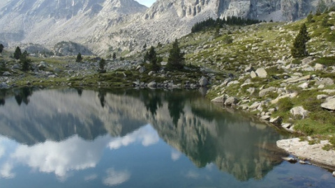 Imagen de un lago en los Pirineos. EFE/LimnoLife Imagen de un lago en los Pirineos. EFE/LimnoLife